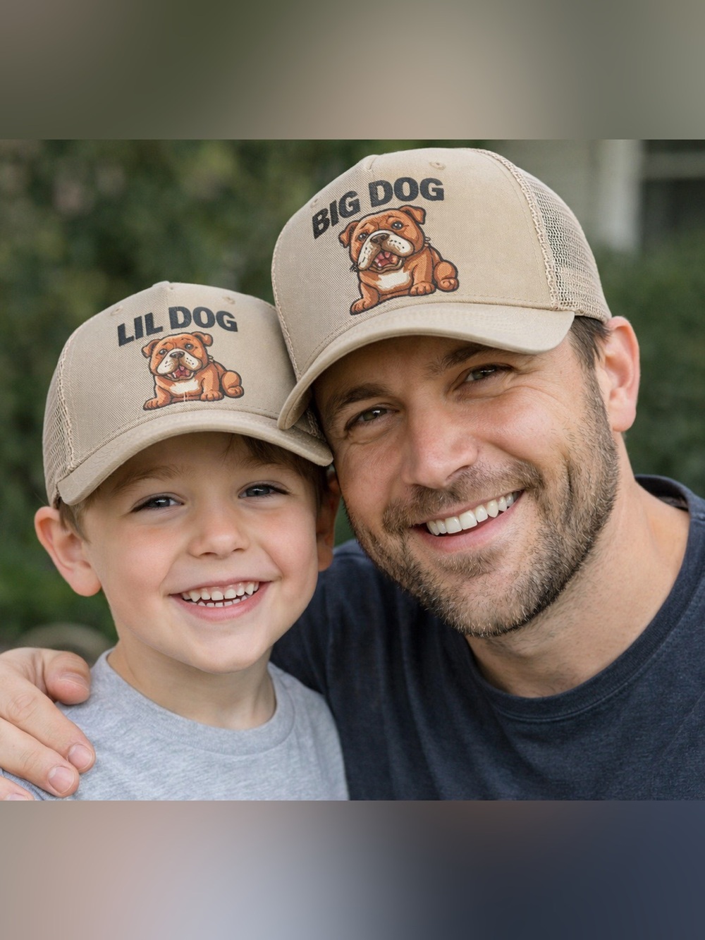Father and Son Matching Hats - Decky Trucker Hat Set - Dad and Son SnapBack Hats